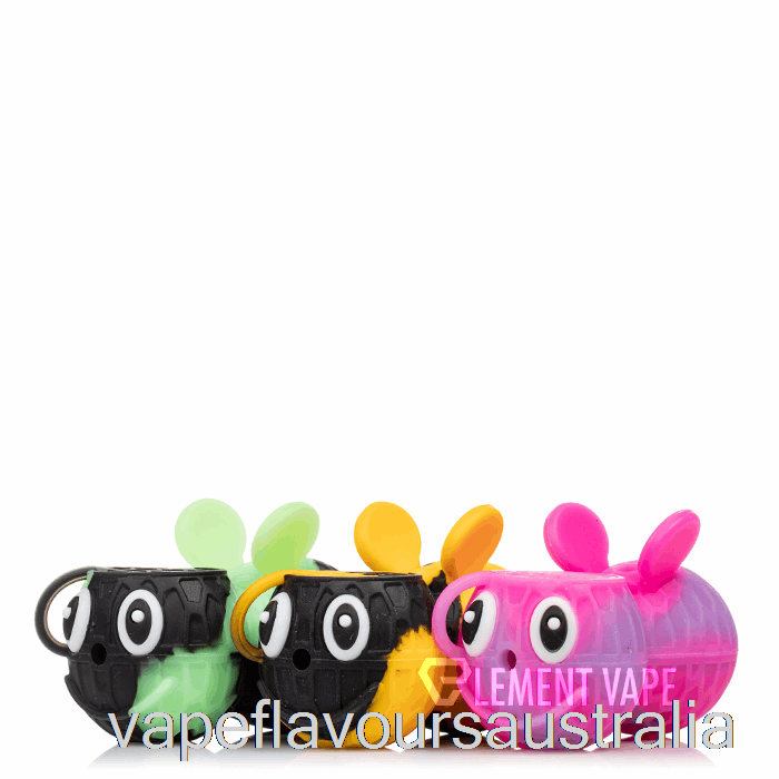 Vape Flavours Australia Stratus Bee Shaped Silicone Spoon Crimson (Black / Red)
